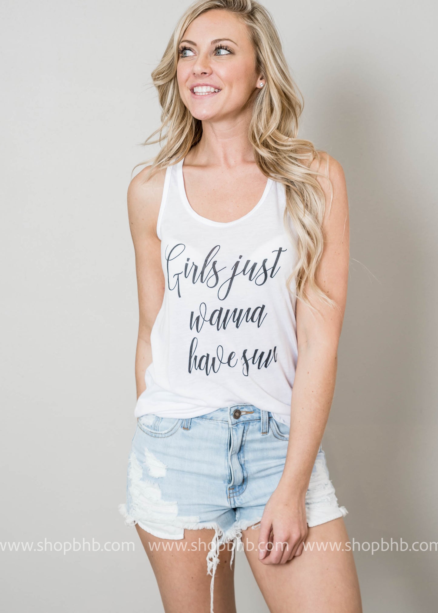 Girls Just Wanna Have Sun Tank Top - BAD HABIT BOUTIQUE 