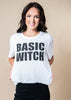 Basic Witch Unisex Fit Tee - BAD HABIT BOUTIQUE 