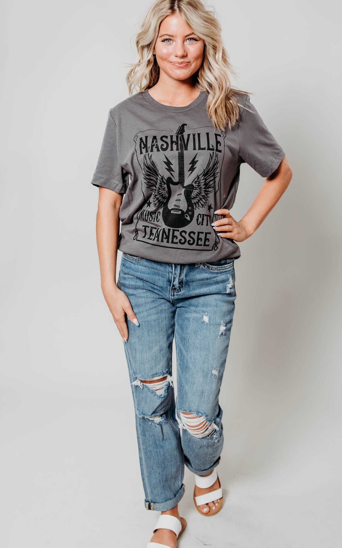 Nashville Music City Tee** - Final Sale