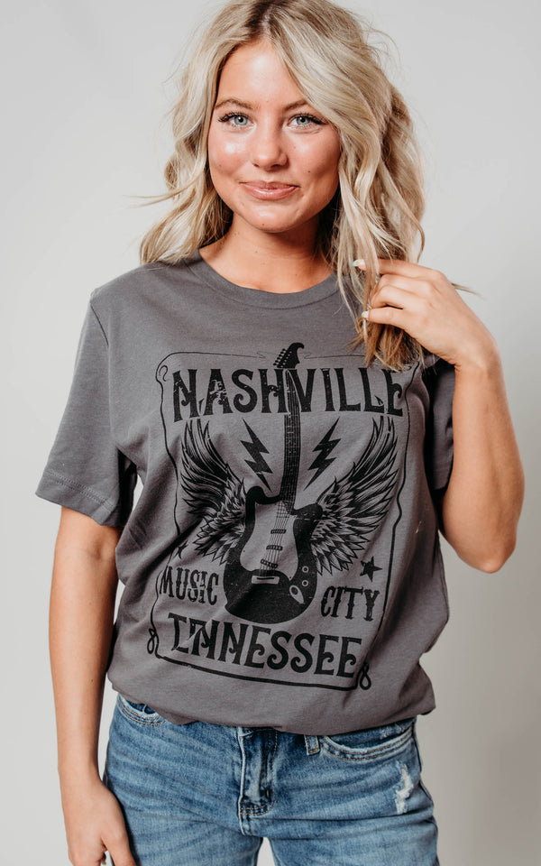 Nashville Music City Tee** - Final Sale