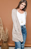 Long Boyfriend Cardigan- Cielo