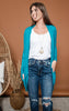 Long Boyfriend Cardigan- Cielo