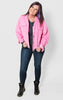 Hot Pink Cropped Corduroy Jacket - POL