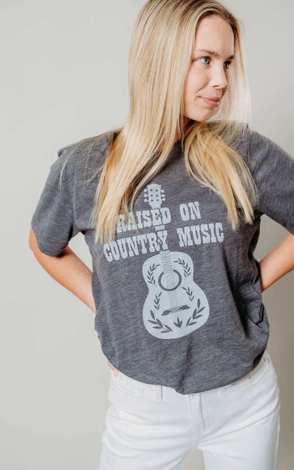 Raised on Country Music T-Shirt**