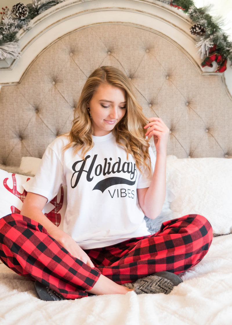 Holiday Vibes T-Shirt - BAD HABIT BOUTIQUE 