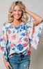 Watercolor Floral Blouse