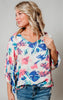 dolman floral blouse 