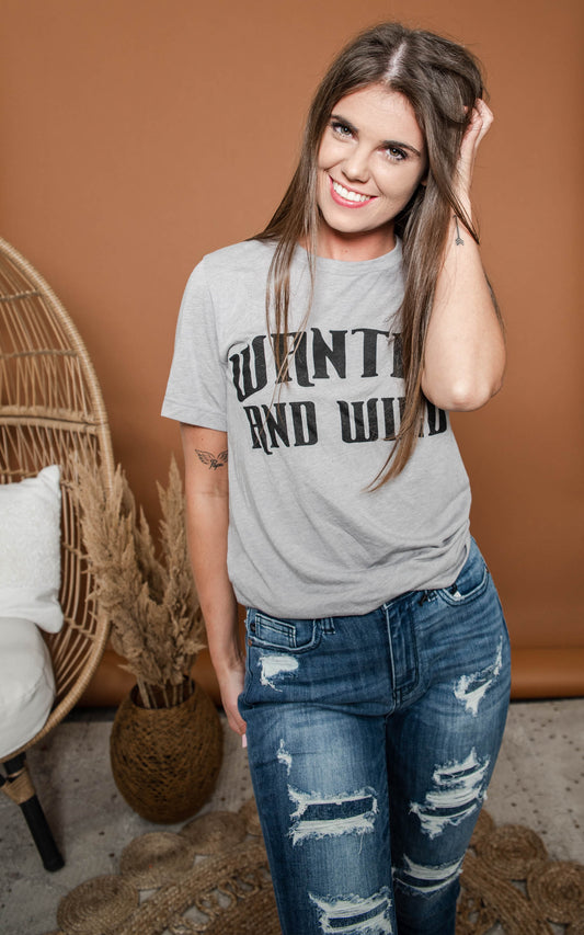 wanted and wild tshirt