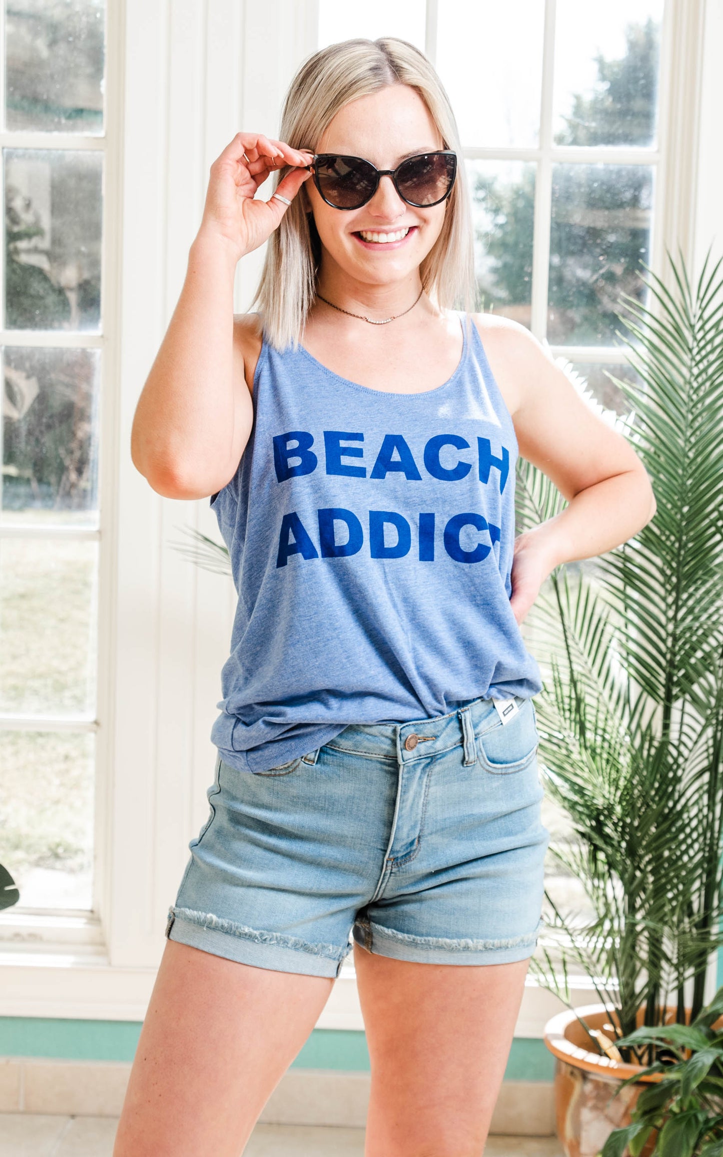 slouchy beach tank 