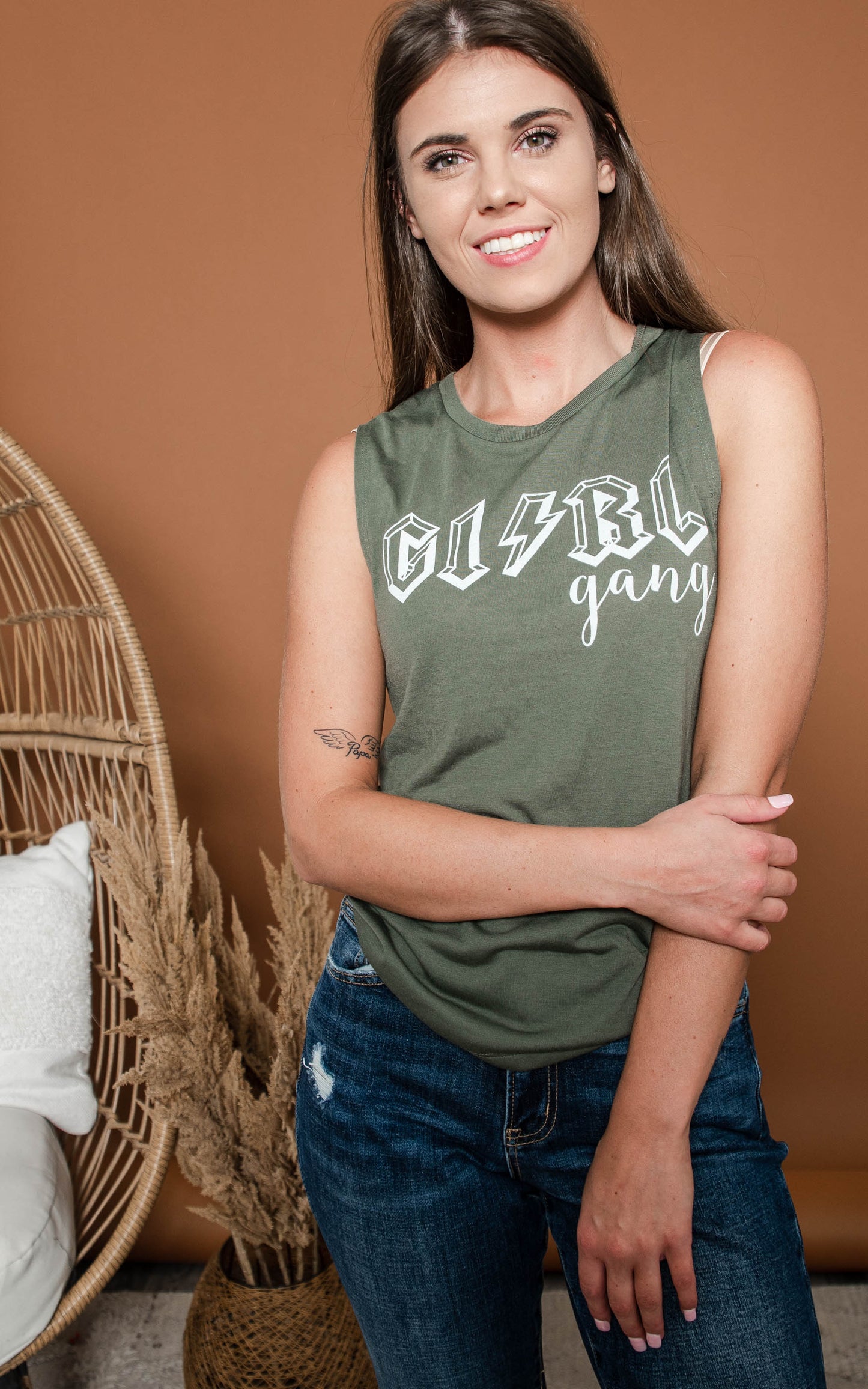 Girl Gang Lighten Muscle Tee