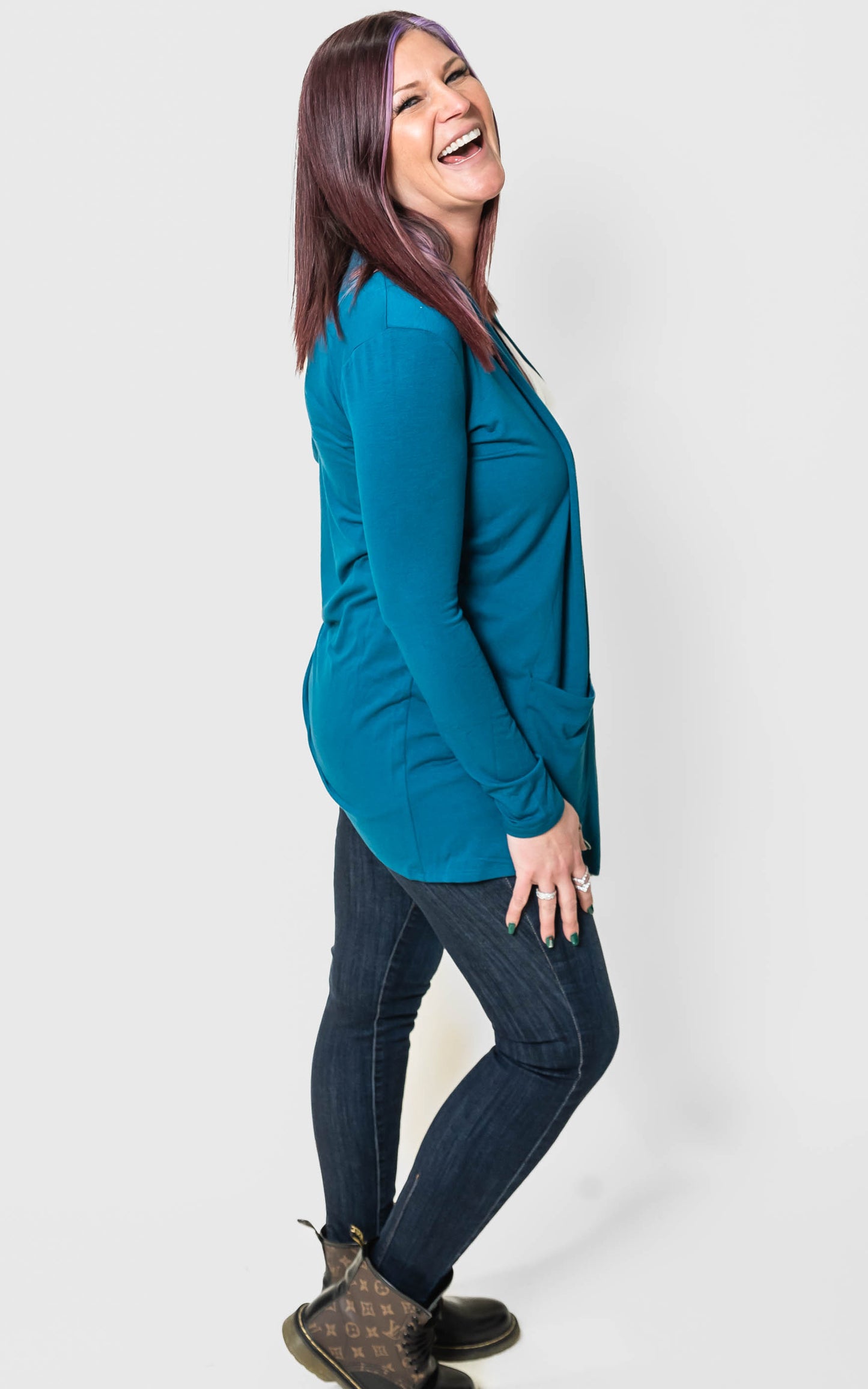 Slouchy Flyaway Cardigan Zenana