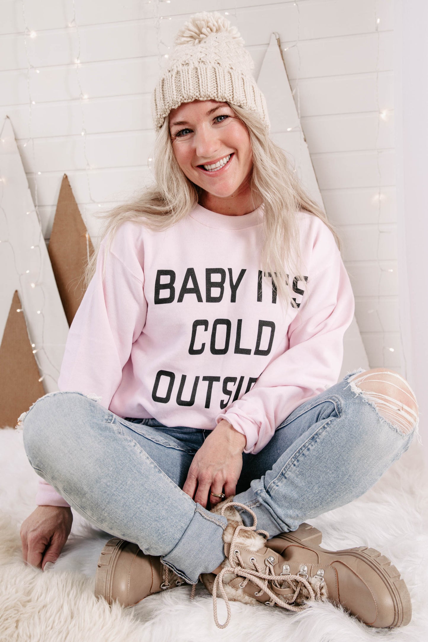 Baby It's Cold Sweatshirt**