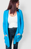 Blue Slouchy Flyaway Cardigan