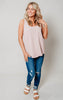 dusty pink tank blouse 