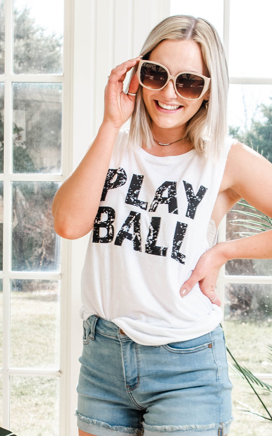 play ball muscle tank 