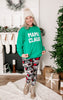 mama claus green sweatshirt 