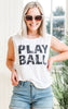 baseball muscle tank top 