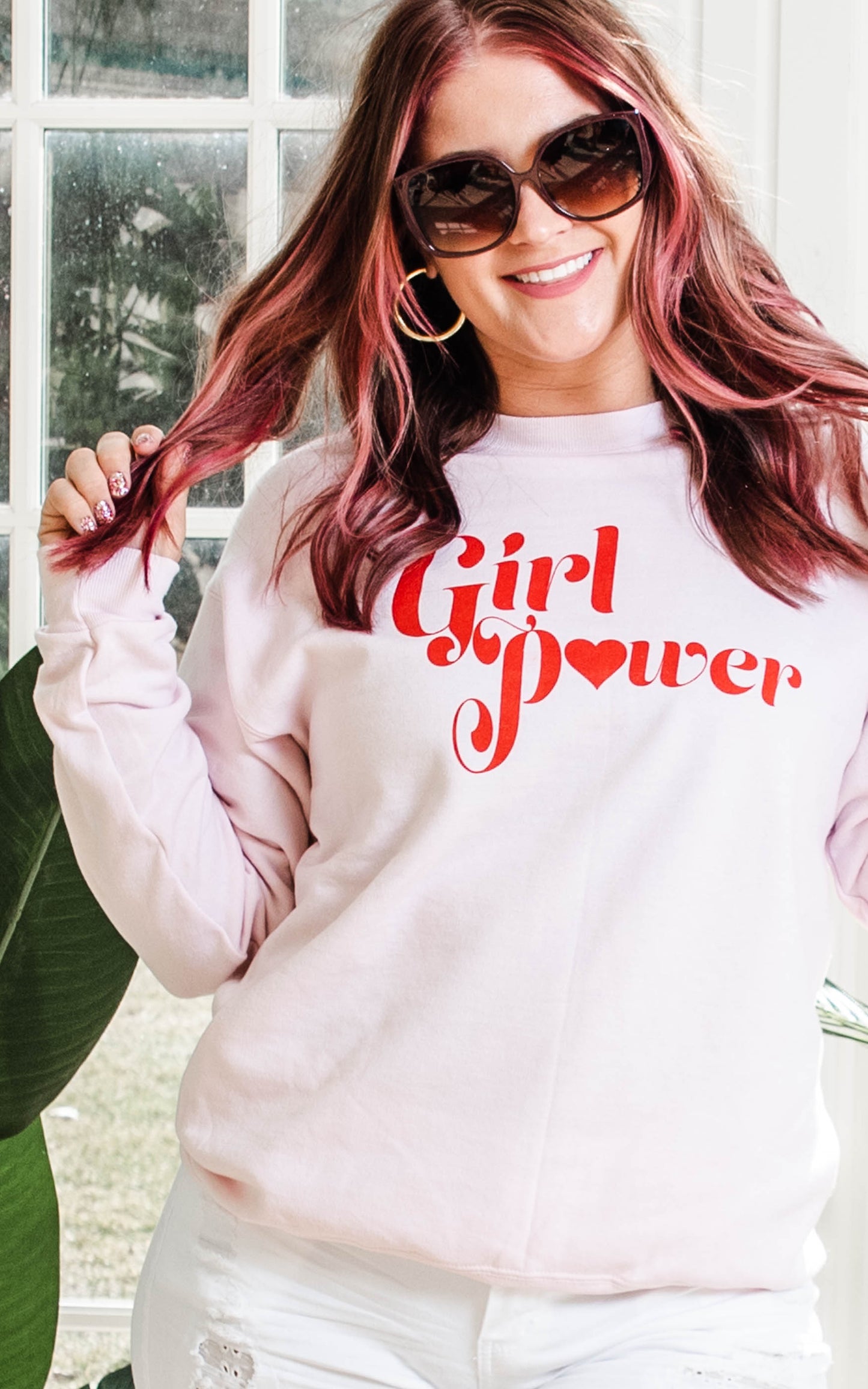 girl power sweatshirt 