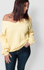 V-Neck Popcorn Sweater- Heyson