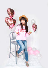  Nacho Valentine Sweatshirt - Pink, CLOTHING, BAD HABIT APPAREL, BAD HABIT BOUTIQUE 