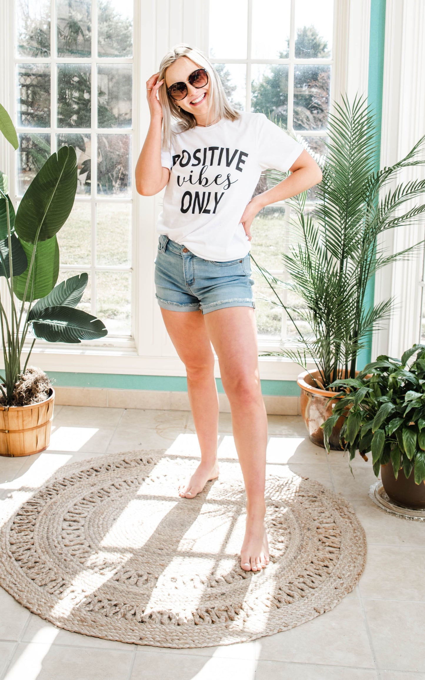 positive vibes women empowerment tees 