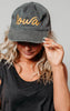 black iowa trucker hat 