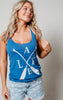 lake paddle tank top 