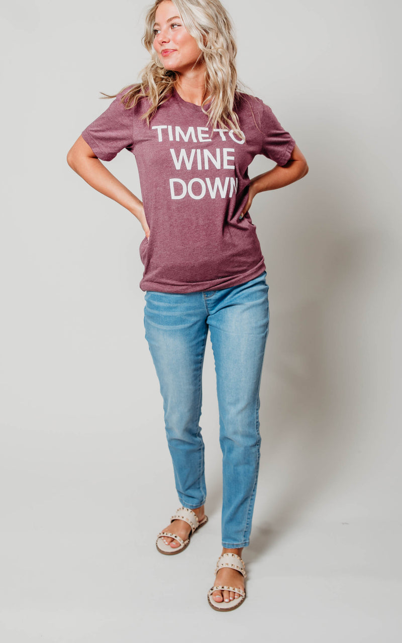 time to wine t-shirt 