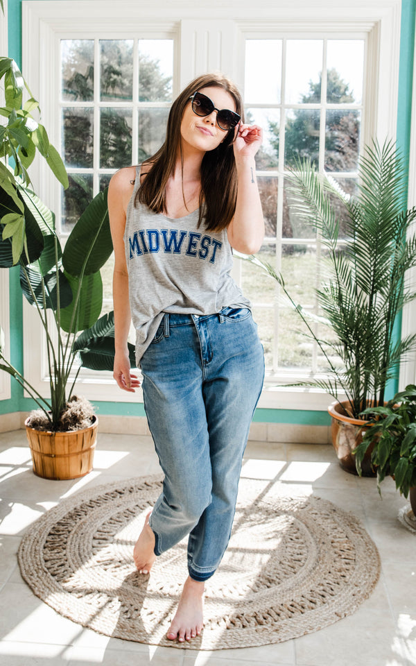 midwest slouchy tank 
