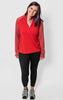 Adidas Women's Stripe Block Quarter-Zip Pullover