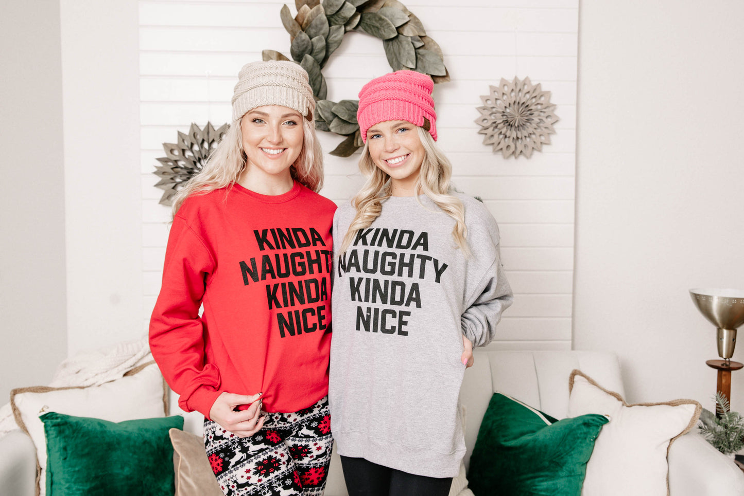 naughty nice sweatshirts 