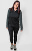 Adidas Women's Stripe Block Quarter-Zip Pullover