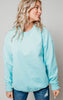 blue fleece sweatshirt 