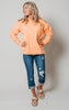 cantalope sweatshirt