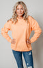 fleece orange sweatshirt 