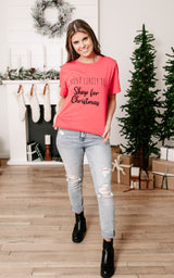 most likely to shop for christmas red tshirt 