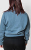 1/2 Zip Mockneck Cropped Sweatshirt** - Final Sale