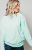 mint crinkle dolman 