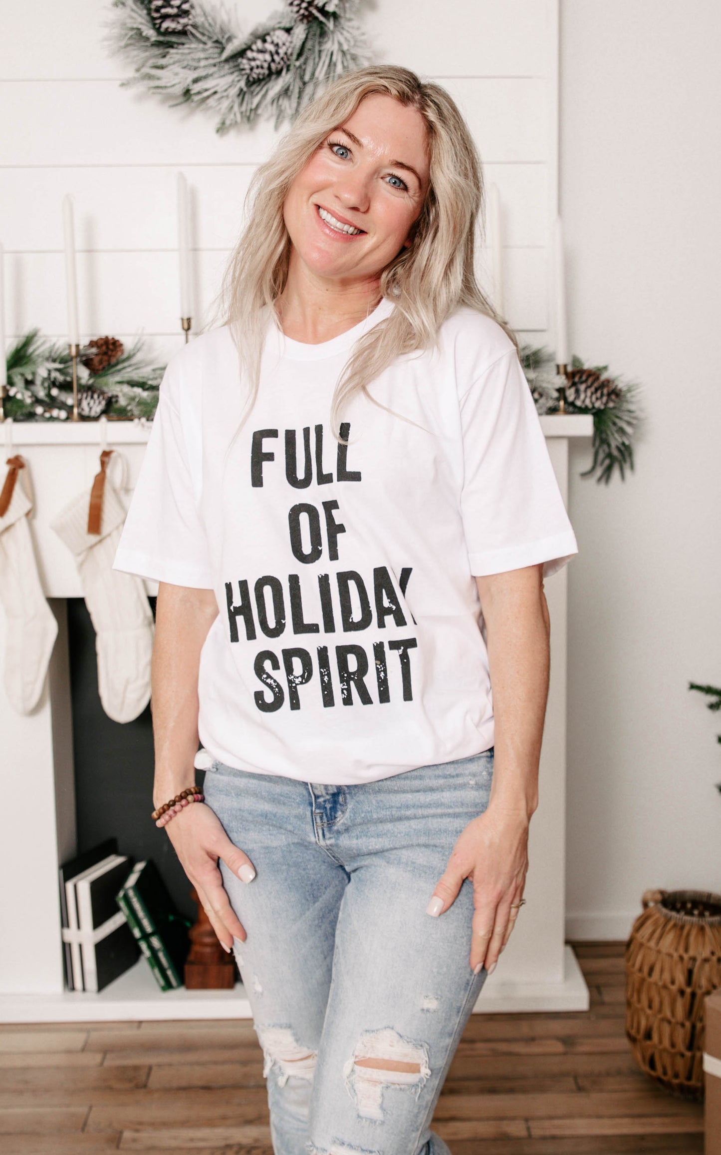 Full of Holiday Spirit T-shirt* - Final Sale