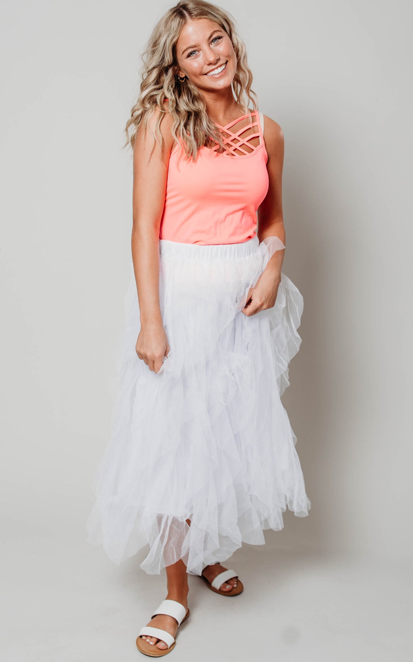 white tutu skirt