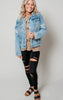 rhinestone stars denim jacket 