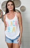 Rainbow Beach Bum Slouchy Tank Top 