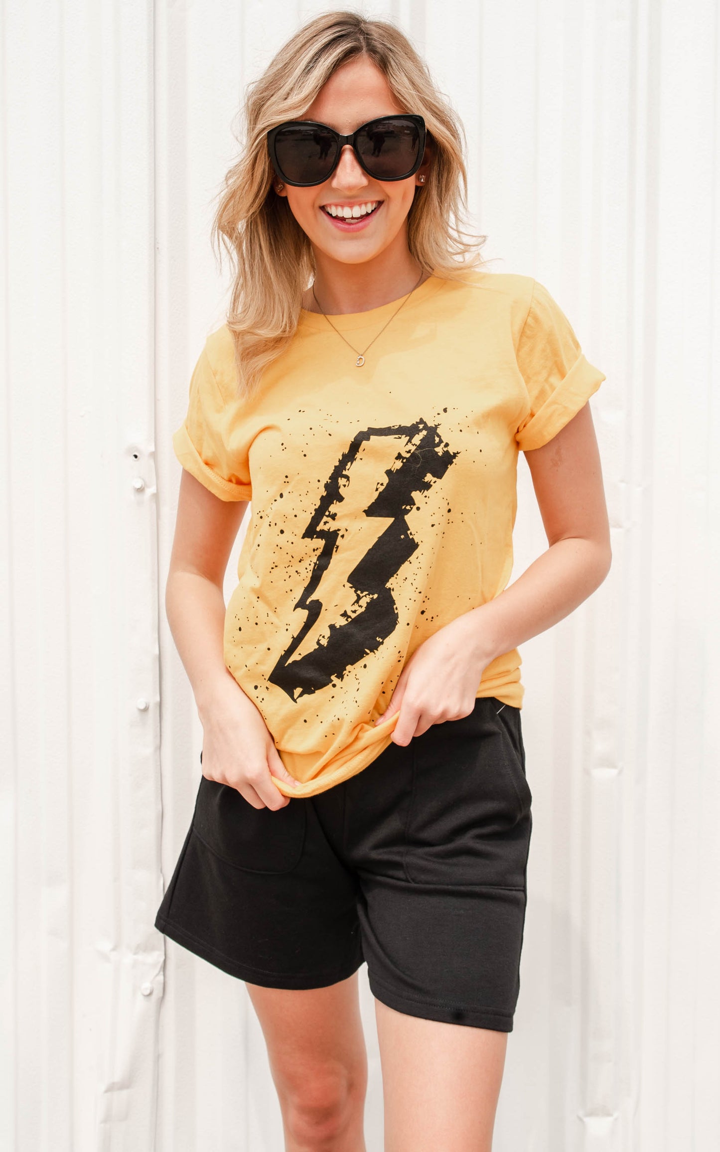 Lightning Strikes Graphic Tee**