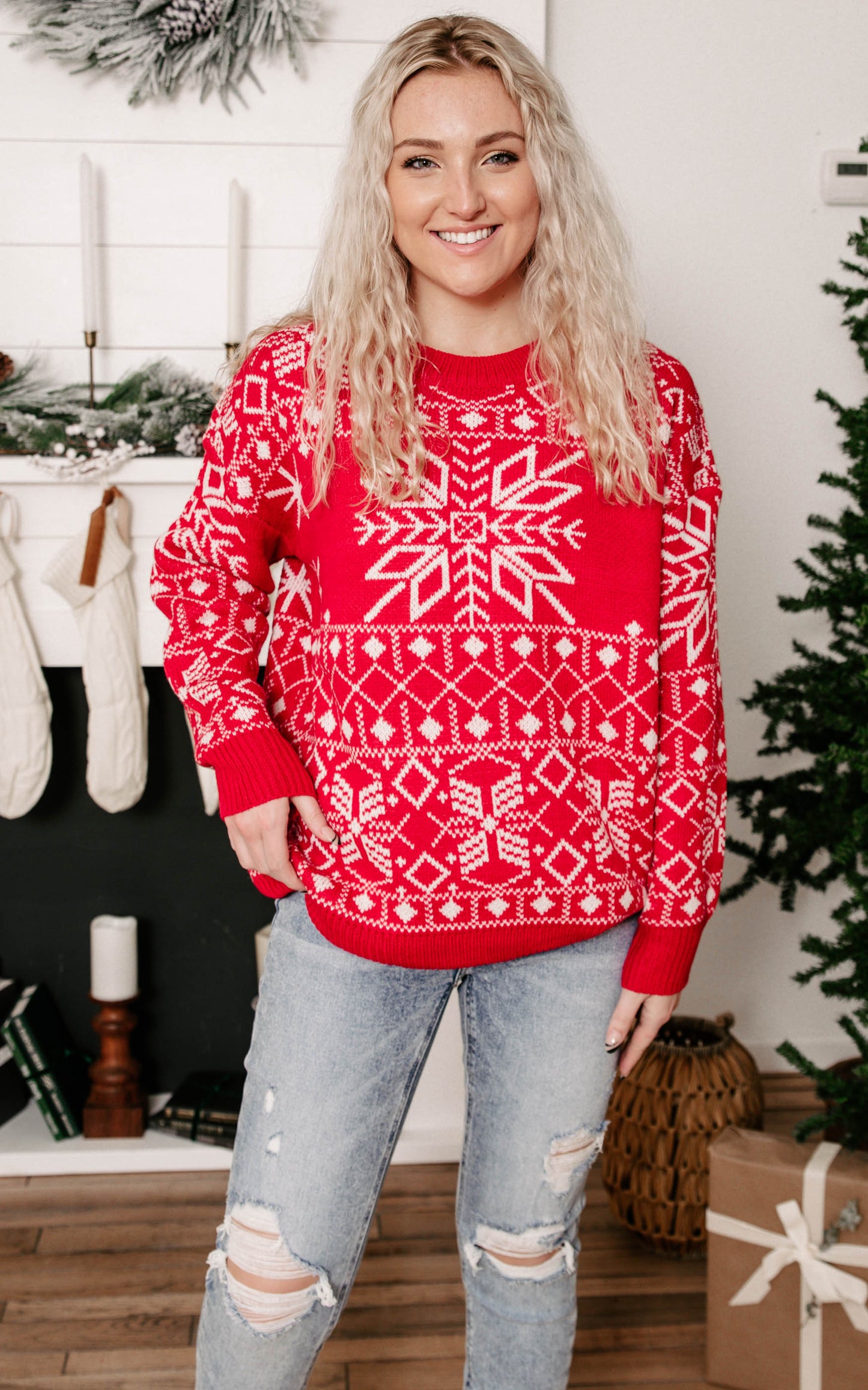 Winter Snowflake Sweater - Final Sale