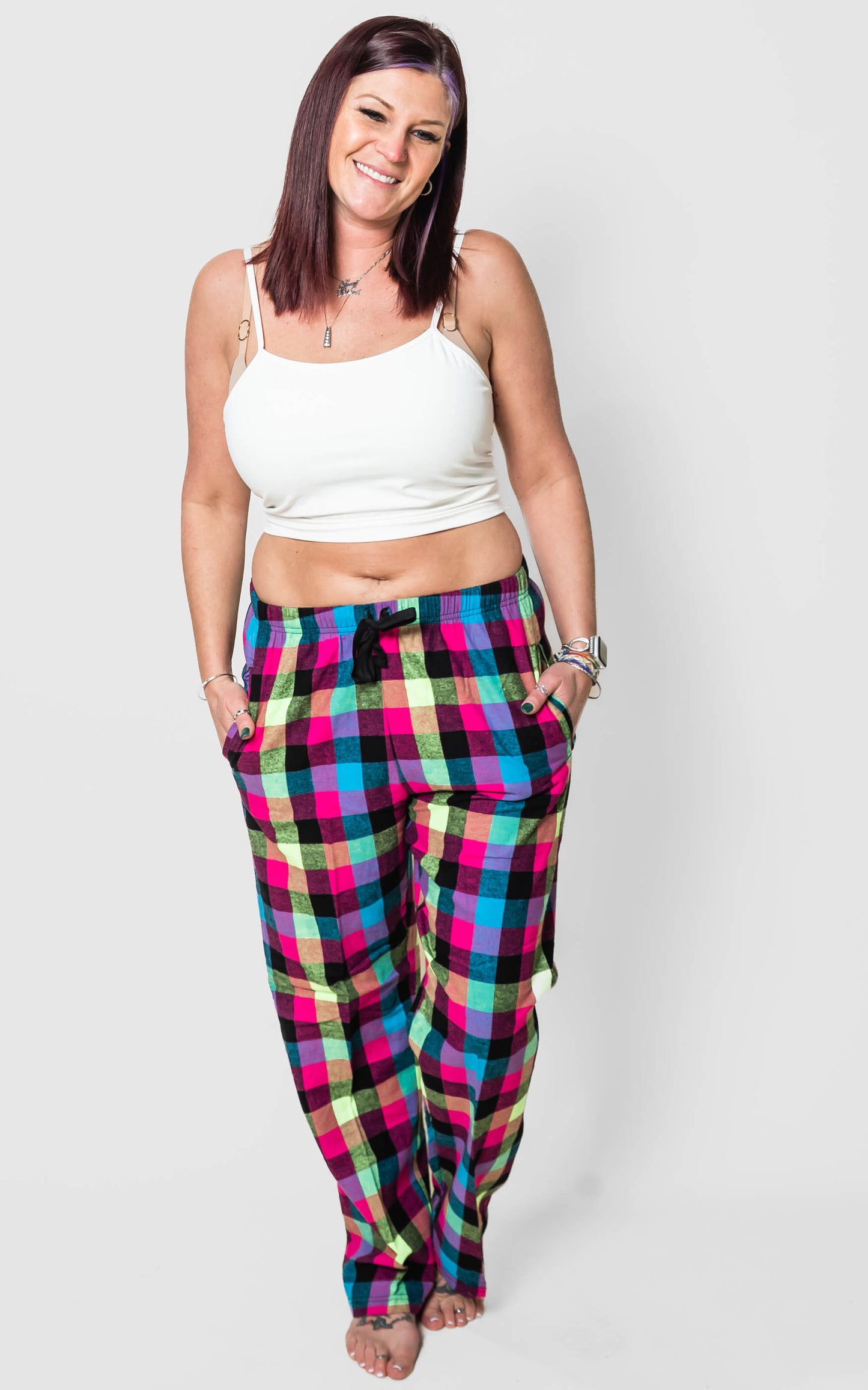 The Jessica Jammie Pants Neon Buffalo*