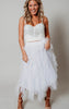 long white tulle skirt