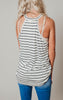 striped halter tank top 