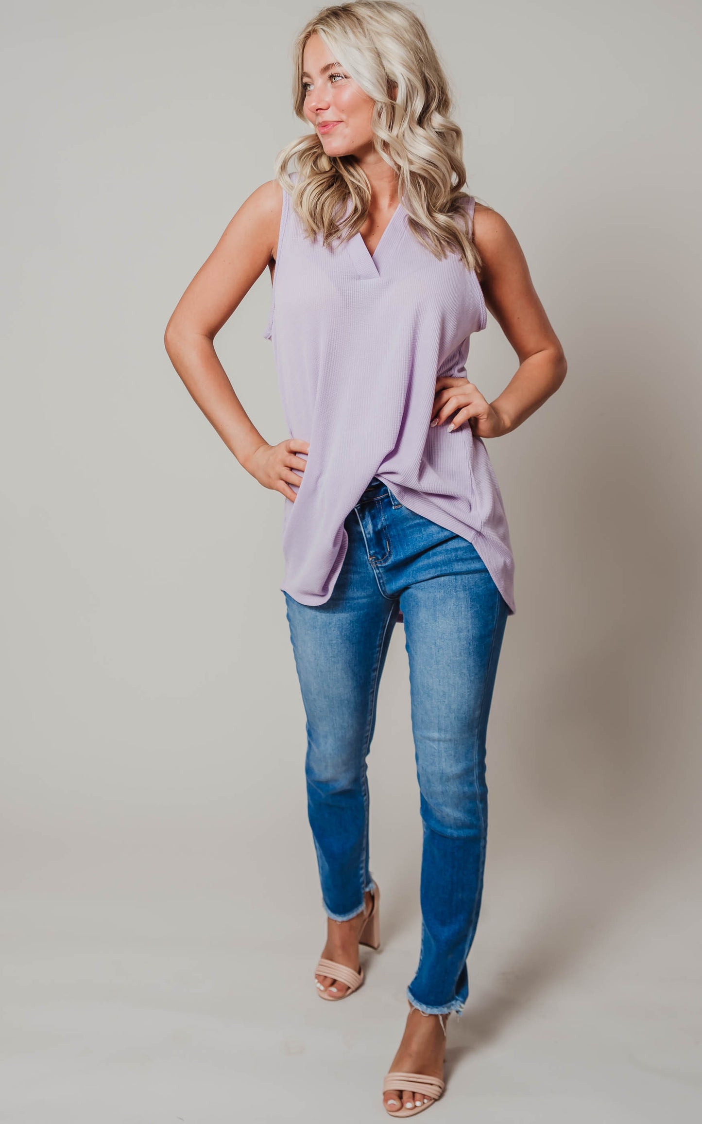 lavender tank top 