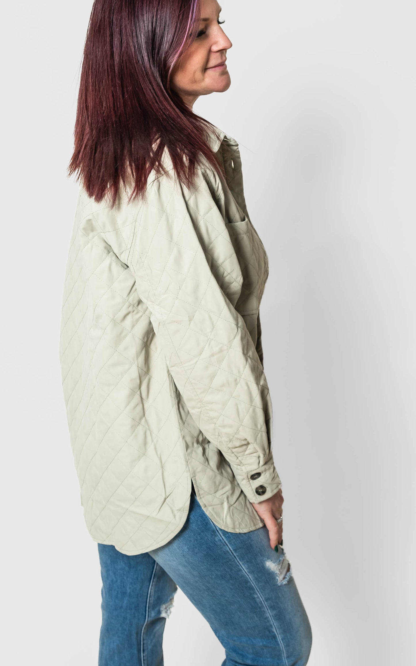 Quilted Oversized Shacket - Final Sale