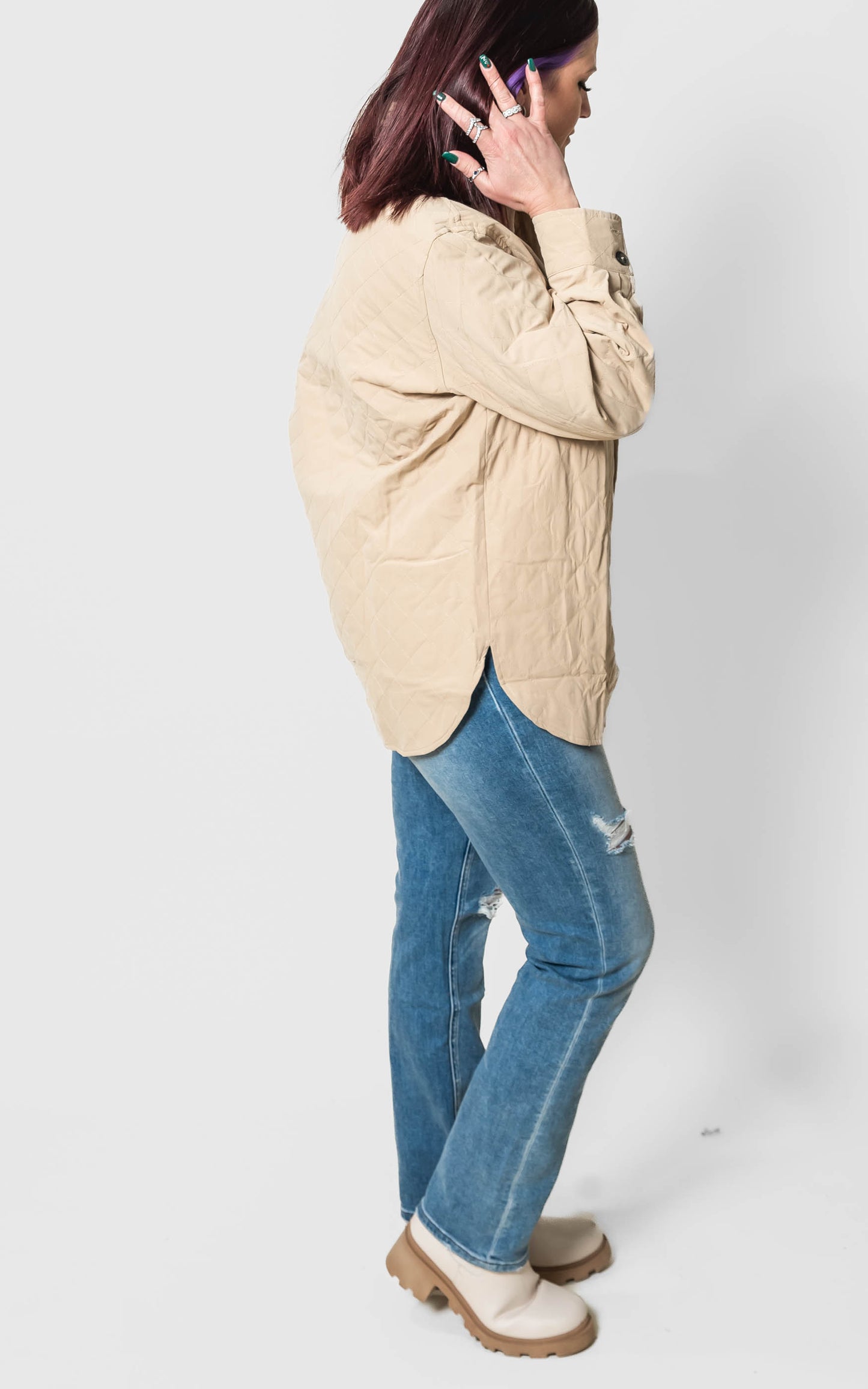 Quilted Oversized Shacket - Final Sale